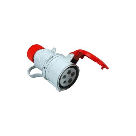 Argo Rossa 3P+T+N Cee 309 Ip44 - Prise de courant industrielle rouge 16A 71105