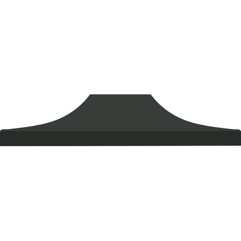Cubierta superior para gazebo 3x4,5 m. Funda de recambio en tejido Oxford recubierto de PVC. Resistente al agua y a los rayos UV. Color negro