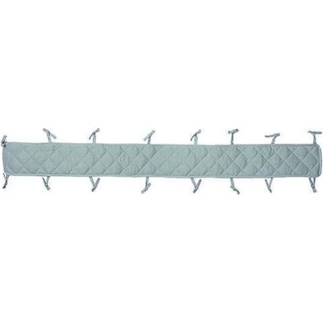 Tour de lit anti-morsures souple, protection d'angle et latérale (vert, taille 14,5 x 120 cm)