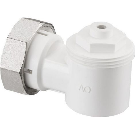 ADAPTATEUR D'ANGLE BLANC M30x1,5 / M30x1,5