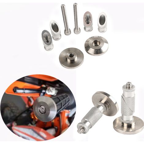 Butées de guidon en acier inoxydable pour motos tout-terrain, compatibles avec les marques KTM, Husqvarna, Hengjian et Kvis. (1/5)