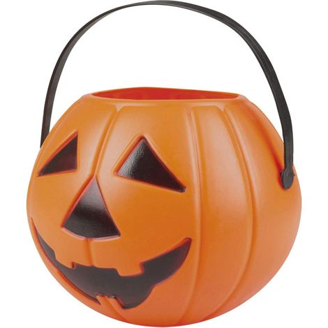 Halloween-Kürbis-Süßigkeitenkorb, orange, 11 x 14 cm (1/5)