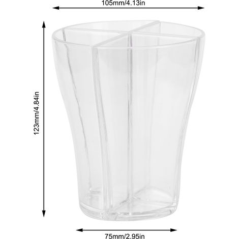 Verres à bière 4 en 1, chopes et verres à vin transparents en acrylique pour bars, clubs et fêtes. (1/5)