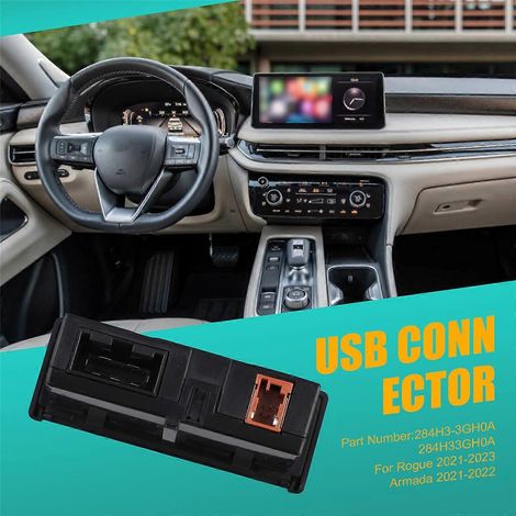 Connecteur et prise USB pour voiture - Compatible avec les modèles 2016-2021 (1/5)