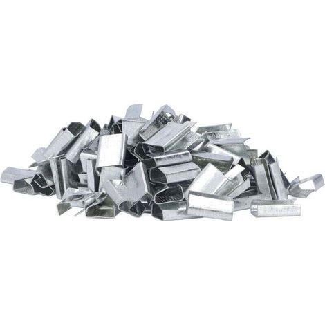 Verzinkte Metallschnalle für Kunststoffbänder für Tierbedarf, 16 mm (1/3)