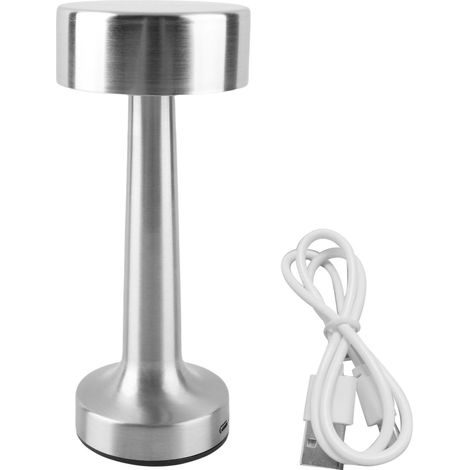Lampadaire Sans Fil Modèle Bar Mood - Métal Électrodéposé avec Base Anti-dérapante, Réglage 3 Températures de Couleur et Dimming Infini par Toucher, Batterie Li 1800mAh Rechargeable (10h)