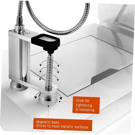 LED-Leuchte für Churrasco, flexible Außenbeleuchtung, elegante Metall-Aufbaumontage (1/4)
