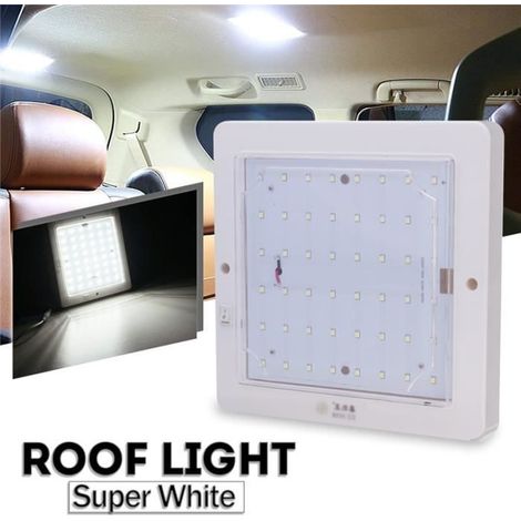 Plafonnier LED TEMPSA - Voiture Bateau Caravane - Blanc 2835 SMD 10W (1/4)