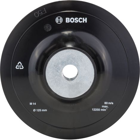 Bosch Sanding plate for angle grinders clamping system 125 mm 2609256257
