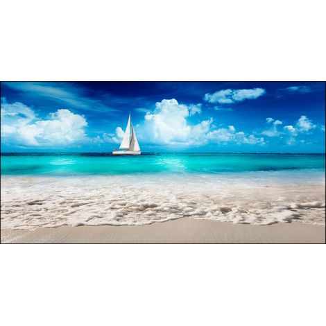 Lupia - Quadro su tela canvas DEEP 62X115 MARE FREDDO (1/3)