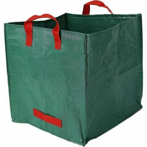 Royaluxe - Large Capacity Foldable Square Reusable Leaf Bag, Green Garbage Bag for Outdoor Garden Waste Container (1/4)