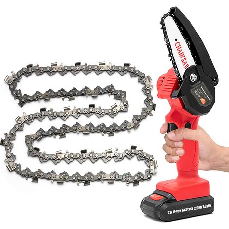 Catena per Motosega Elettrica 8" – Acciaio di Alta Qualità  Passo 3/8", 48 Maglie, 24 Denti  Compatibile con Seghe Elettriche 3/8"