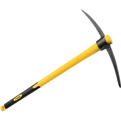 Piccone italiano con manico anima fibra di vetro e impugnatura in gomma 1,5 kg -100 cm