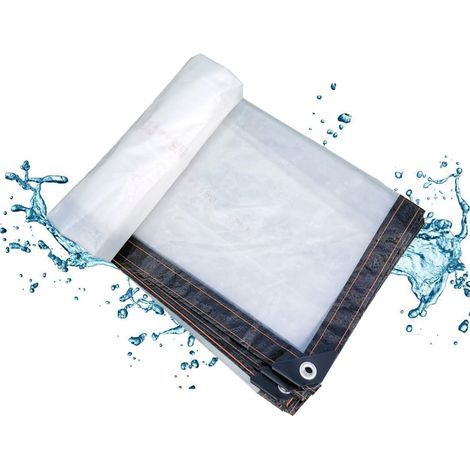Bâche Transparente Imperméable - 1 pièce, Bâche Protection Plante 1x2m - Convient pour Jardin/Meuble (1/5)