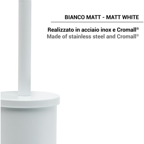 GEDY TO330200100 TONGA Escobillero Blanco Mate - ref: TO330200100
