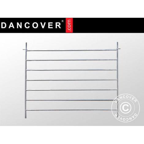 Erweiterung für Tiergehege, 1,5x1,22m, 2 Stk., Silber - Dancover