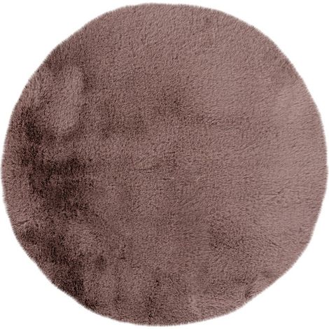 Tappeto da bagno rotondo Rabbit 500 Rosa Ø 100 cm (1/4)