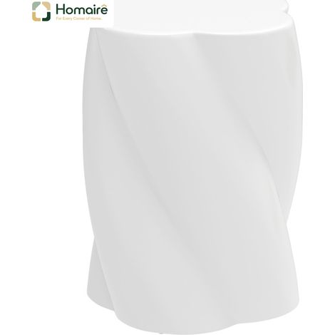 HOMAIRE Sitzhocker en céramique spiralé weatherproof pour extérieur, jardin, terrasse et balcon