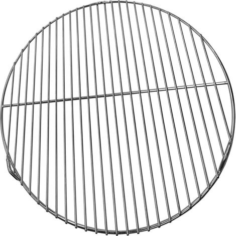 Mucola – Grille en fonte ronde noire 55 cm – Acier inoxydable 304SS – Épaisseur 6 mm – Surface de cuisson uniforme pour grillades (1/5)