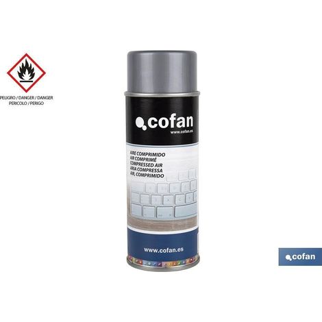 Spray de aire comprimido 400ml para limpieza y enfriamiento
