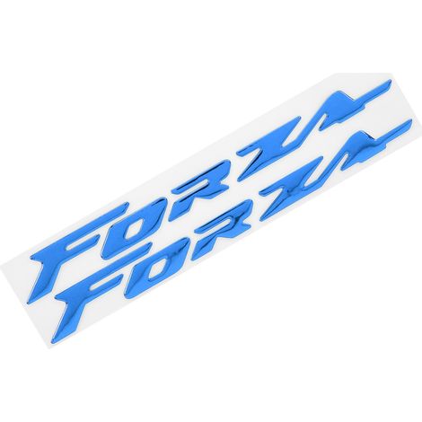 Paire d'autocollants d'emblème 3D pour carrosserie de moto Honda FORZA 300 125 250, bleu. (1/5)