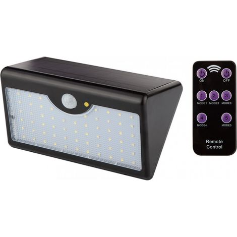 Lámpara solar de pared + mando a distancia LED SMD 900 lm (1/5)