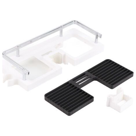 FENOPLASTICAÉtagère de rangement pour rideau de douche ABS, organisateur de plateau support pratique pour salle de bain (1/5)