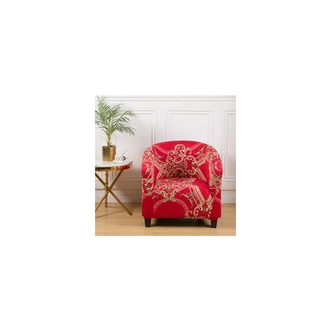 Copripoltrona elasticizzato, coprisedia stampato rimovibile e lavabile, copridivano moderno, copripoltrona per bancone bar, soggiorno, sala da pranzo, reception, ufficio (26)