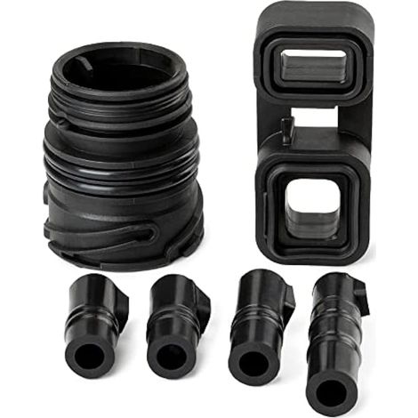 Syuda ZF 6HP19Z 6HP19 6HP21 Kit de 6 joints de soupape de transmission corps à boîtier + adaptateur de prise pour BMW 24107536339 24107536340 24107536341 24347588724 24347588724 25 24 347588759 (1/5)