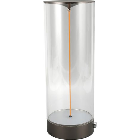 Lampe de chevet LED tactile avec variateur, chargeur USB intégré, design minimaliste pour table de nuit (1/5)