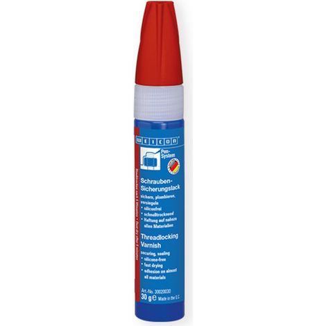 Schraubensicherungslack rot 30g Pen-System WEICON (1/5)