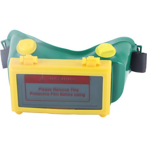 Lunettes de soudage Ortviai auto-assombrissantes panoramiques avec protection UV/IR et verres LCD sensibles à la lumière pour bricoleurs (1/5)
