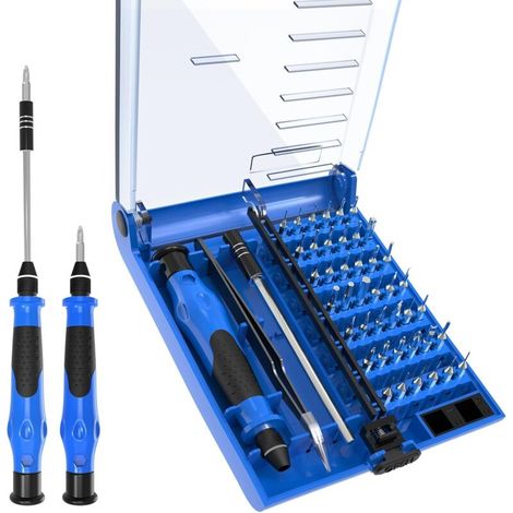 Petit jeu de tournevis, kit d'embouts de tournevis magnétiques 45 en 1 pour ordinateur portable, PC, téléphone portable, ordinateur, (1/5)