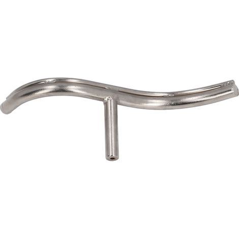 Support d'outil de tour incurvé, tige de 5/8 pouce, acier inoxydable, 16 mm, pour le travail du bois (1/5)