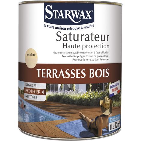 Saturatore ad Alta Protezione per Terrazze in Legno 1 Litro - Starwax