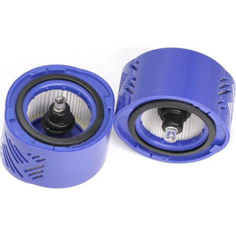 Filtro HEPA post-motore, compatibile con aspirapolvere Dyson V6, filtro HEPA post-motore lavabile (2 pezzi) -Crezuo