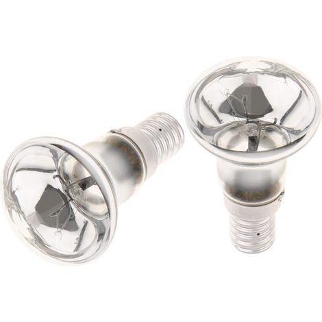 Lot de 2 ampoules scintillantes R39 E14 30 W blanc chaud 3000 K, ampoules réflecteur pour luminaires et spots maison (1/3)