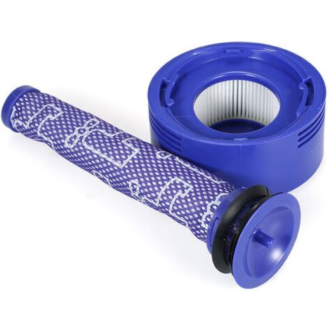 Accessoires pour aspirateur Dyson V7 V8 Ensemble de 2 pieces (filtre avant + filtre arriere)