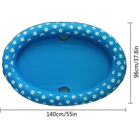 Motif caniche flottant sur un bateau, PVC, tissu Oxford, 140 x 96 cm (1/4)