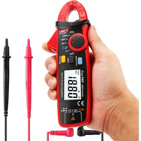UNI-T UT210E Multimetro a Pinza Multimetro Digitale Palmare RMS AC/DC Mini Multimetro a Pinza (1/4)