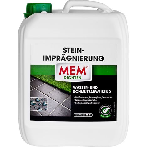 MEM Stein-Imprägnierung 5L Steinimprägnierung Abperleffekt