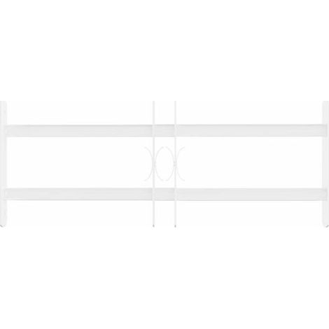 Grille de sécurité pour fenêtre avec deux barres transversales