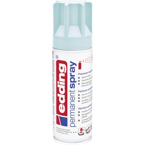 edding 5200 Permanent Spray Premium pastellblau matt Acrylic Paint Pinsel & Stifte