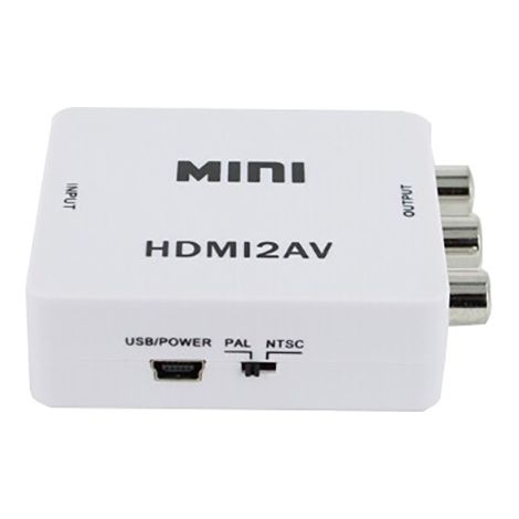 Mini convertitore video analogico da HDMI ad AV RCA Yatek YK-101