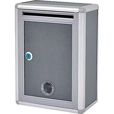 Boîte Aux Lettres Murale - Verrouillage À Clé - Alliage D'aluminium - Résistante Aux Intempéries - Pour Immeubles Résidentiels - 1 Pièce (1/5)