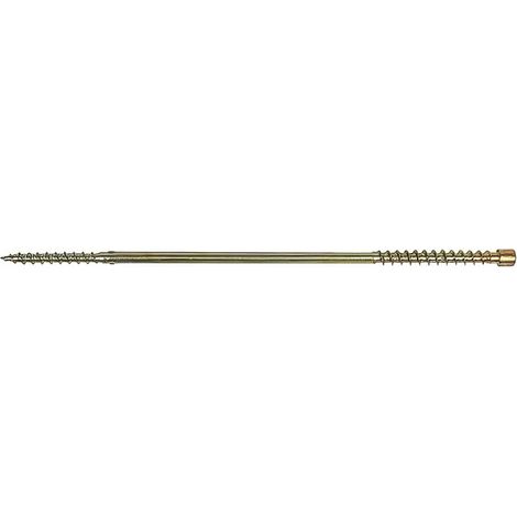 50 Vis à bois double filet pour isolation de toitures D. 7 x 300 mm (1/5)