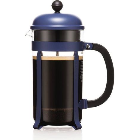 Cafetera de émbolo BODUM CHAMBORD 1,0 L Azul