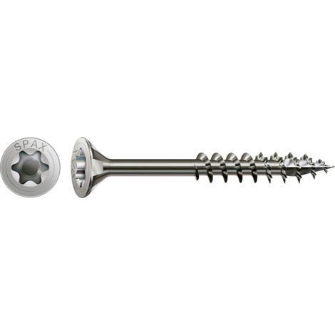 SPAX 0197000801405  Holzschraube 8 mm 140 mm T-STAR plus    Edelstahl A2 50 St.