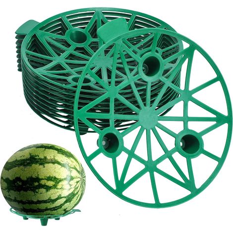 Lot de 20 supports pour melons, treillis de jardin et paniers de récolte pour pastèques, cantaloups, citrouilles et fraises, préviennent la pourriture du sol (1/5)