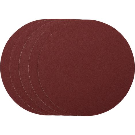 Draper 305mm PSA Sanding Discs – 80 Grit, Pack of 5 (1/5)